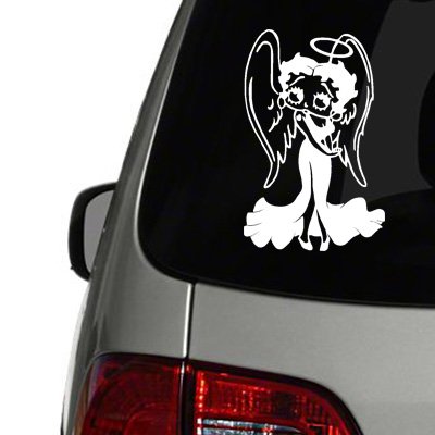 betty boop angel vinyl decal