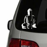 buddha vinyl decal