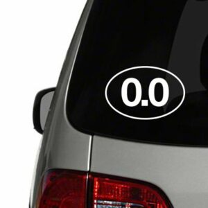 0.0 don't run vinyl decal