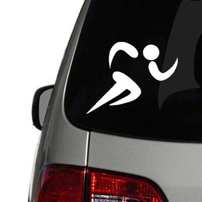 Runner Silhouette Symbol Vinyl Decal