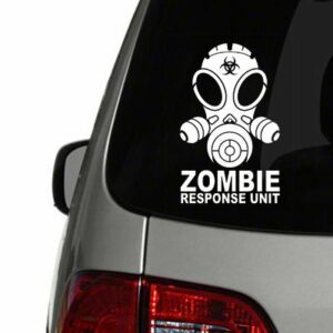 zombie response unit vinyl decal