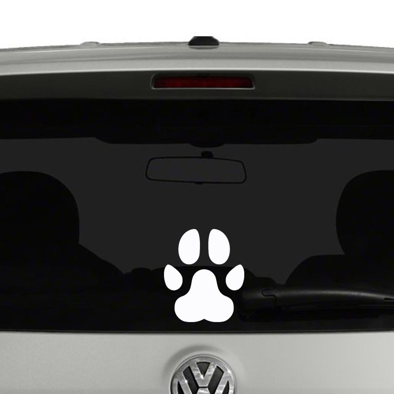 Dog Paw Print Vinyl Decal