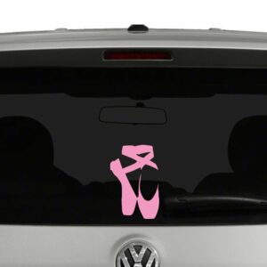 Ballet Shoes Silhouette Vinyl Decal