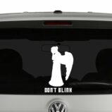 Doctor Who Weeping Angels Don't Blink Vinyl Decal