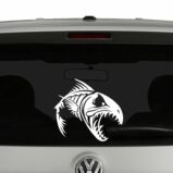 Skeleton Fish Vinyl Decal