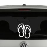 Flip Flops Sandels Vinyl Decal