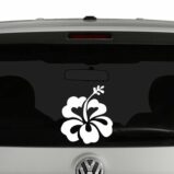 Hibiscus Flower Vinyl Decal