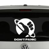 Hitchhikers Guide to the Galaxy Vinyl Decal