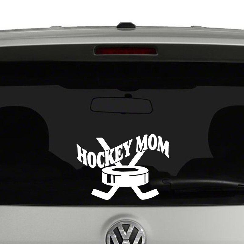 Hockey Mom Vinyl Decal