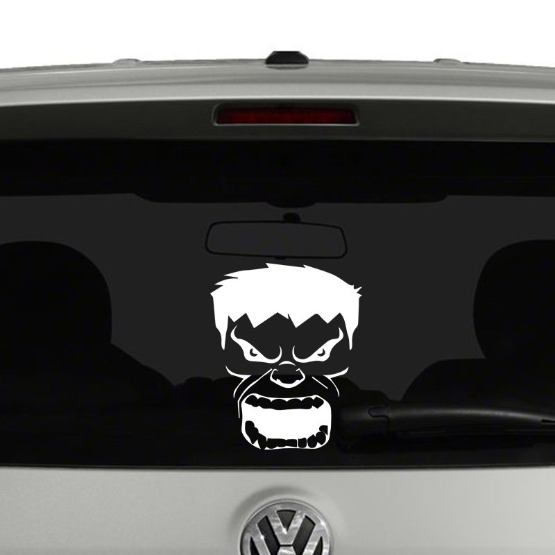 Hulk Face Vinyl Decal