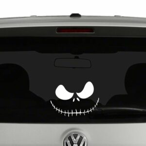 Jack Skellington Grin Vinyl Decal