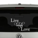 Live Love Laugh Vinyl Decal