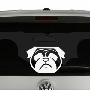 Pug Face Vinyl Decal