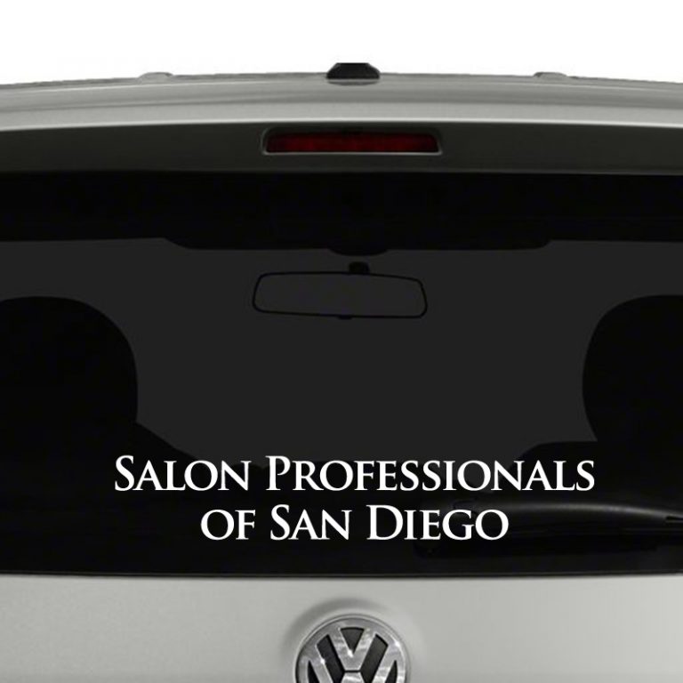 San Diego Salon Professionals Vinyl Decal