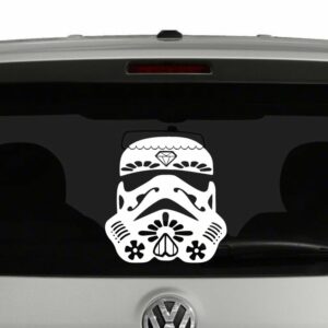 Star Wars Stormtrooper Sugar Skull Vinyl Decal