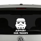 Support Our Troops Stormtrooper Vinyl Decal