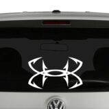 Under Armor Fish Hooks Vinyl Decal