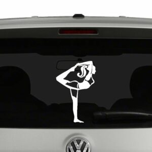 Silhouette Yoga Pose Vinyl Decal