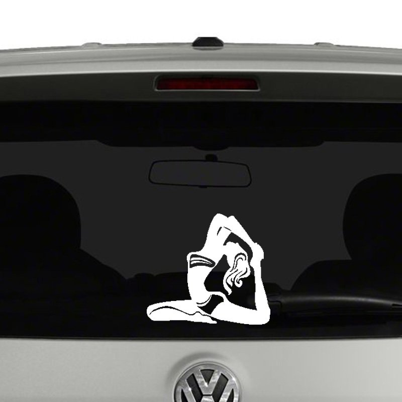 Yoga Pose Vinyl Decal