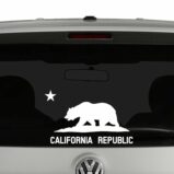 California Republic Flag Vinyl Decal