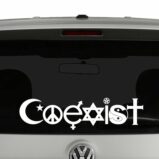 Coexist Vinyl Decal