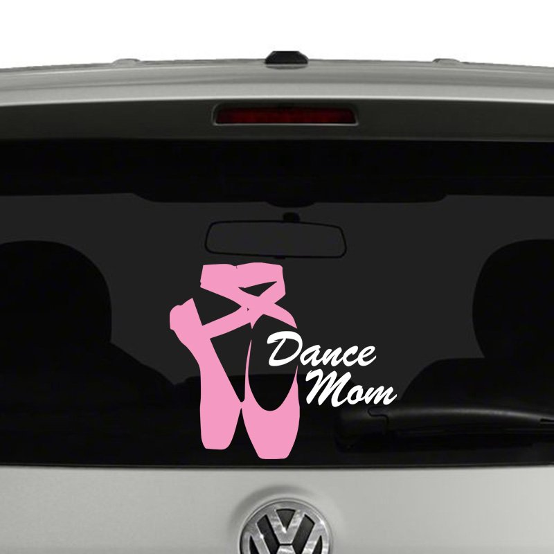 Dance Mom Ballet Shoes Vinyl Decal