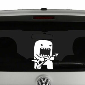 Domo Kun Rocker Vinyl Decal