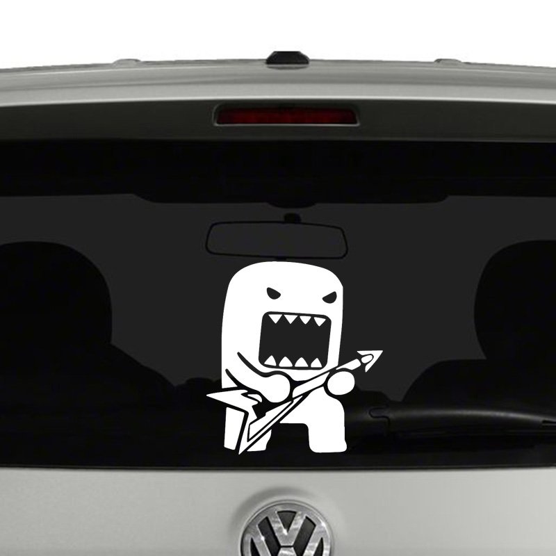 Domo Kun Rocker Vinyl Decal