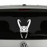 Loki's Helmet Vinyl Decal