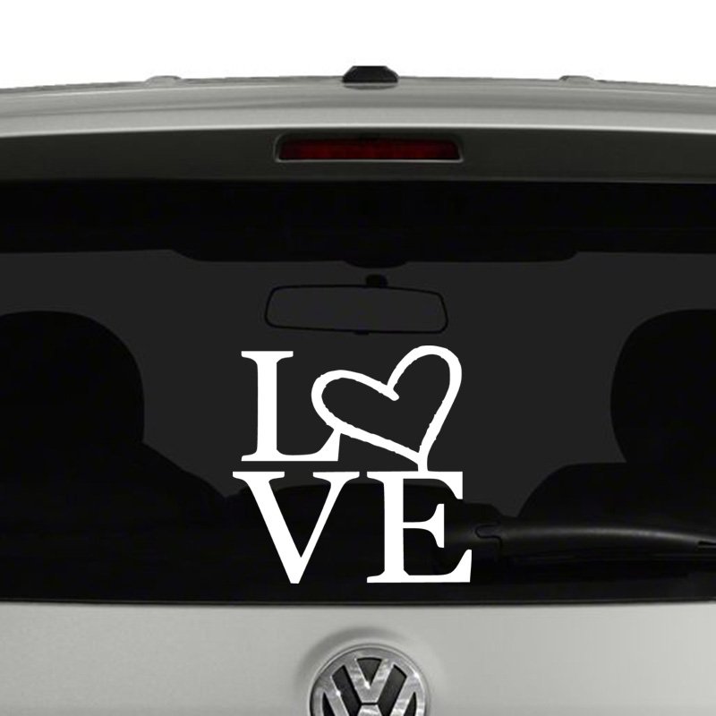 Love Heart Vinyl Decal