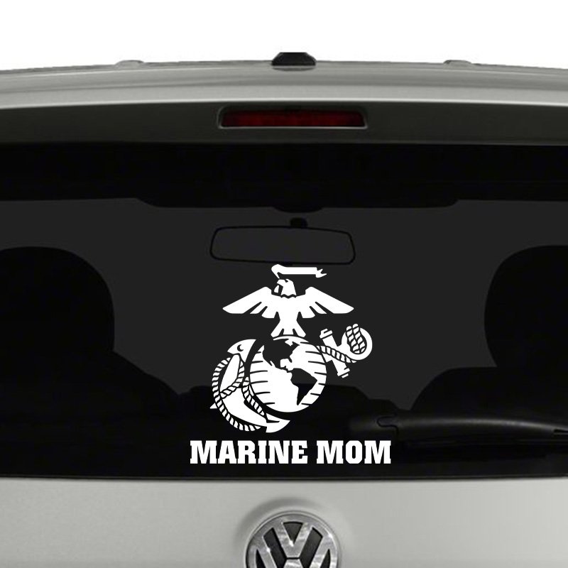 Marine Corp Mom Vinyl Decal