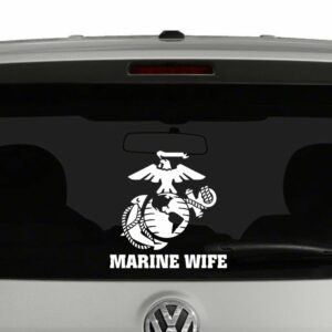 Marine Corp Wife Vinyl Decal