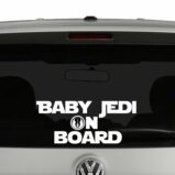 Baby Jedi on Board Vinyl Decal