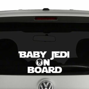 Baby Jedi on Board Vinyl Decal