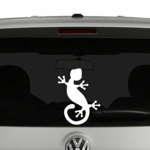 Gecko Silhouette Vinyl Decal