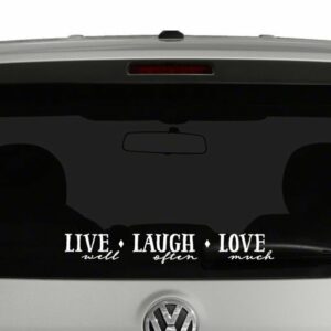 Live Laugh Love Vinyl Decal