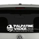 Palpatine Vader 2016 Campaign Vinyl Decal