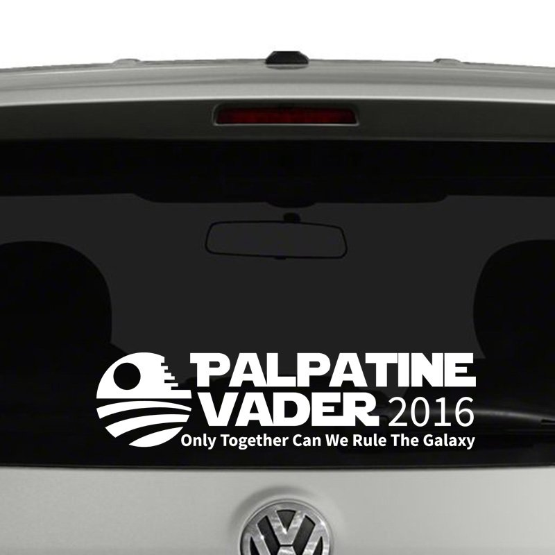 Palpatine Vader 2016 Campaign Vinyl Decal