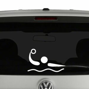 Water Polo Player Vinyl Decal