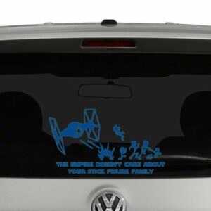 The Empire Doesn't Care About Your Stick Figure Family Vinyl Decal