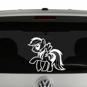 My Little Pony Rainbow Dash Outline Vinyl Decal