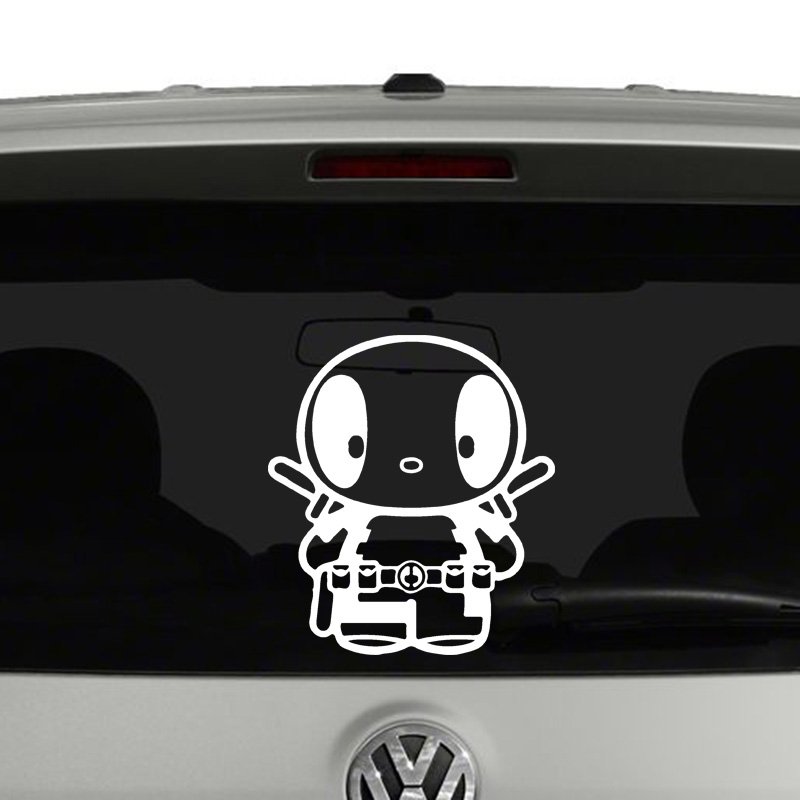 Deadpool Chibi Vinyl Decal Sticker