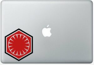 Star Wars First Order Emblem 2 Color Vinyl Decal