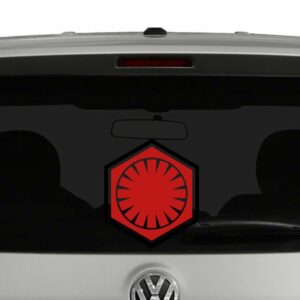 Star Wars First Order Emblem 2 Color Vinyl Decal