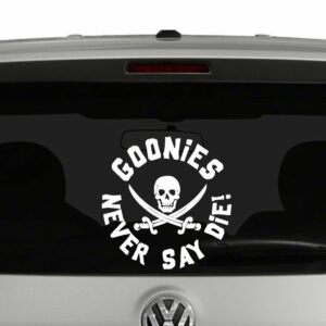 Goonies Never Say Die Vinyl Decal Sticker