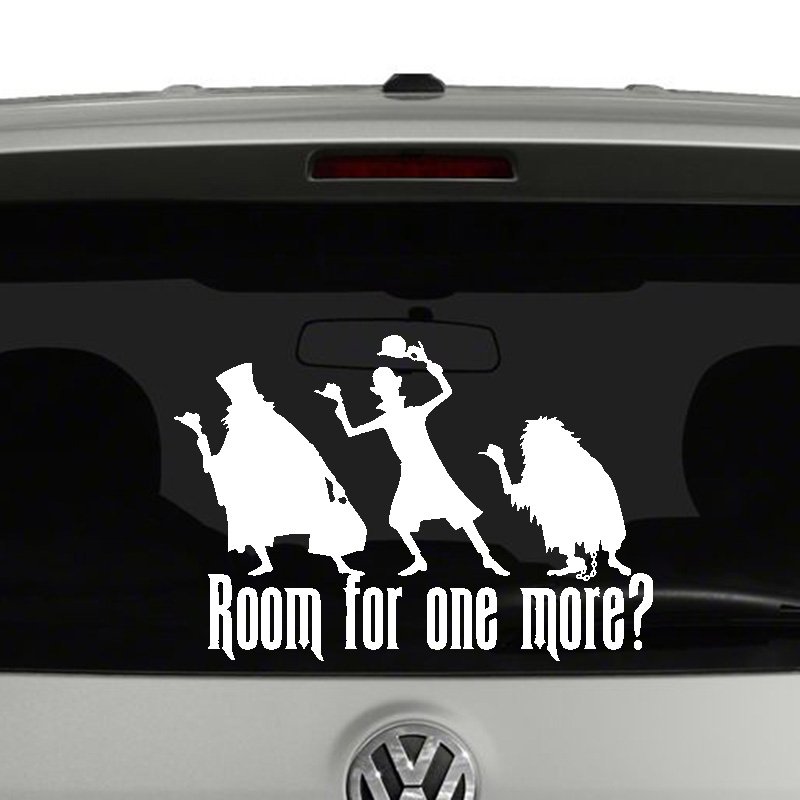 Haunted Mansion Hitchhiking Ghosts Vinyl Decal Sticker