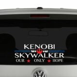 Kenobi Skywalker Campaign Our Only Hope Multi Color Vinyl Decal