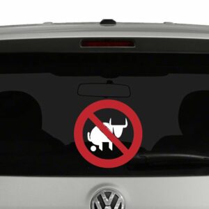 No Bull Sh**ting Vinyl Decal Sticker