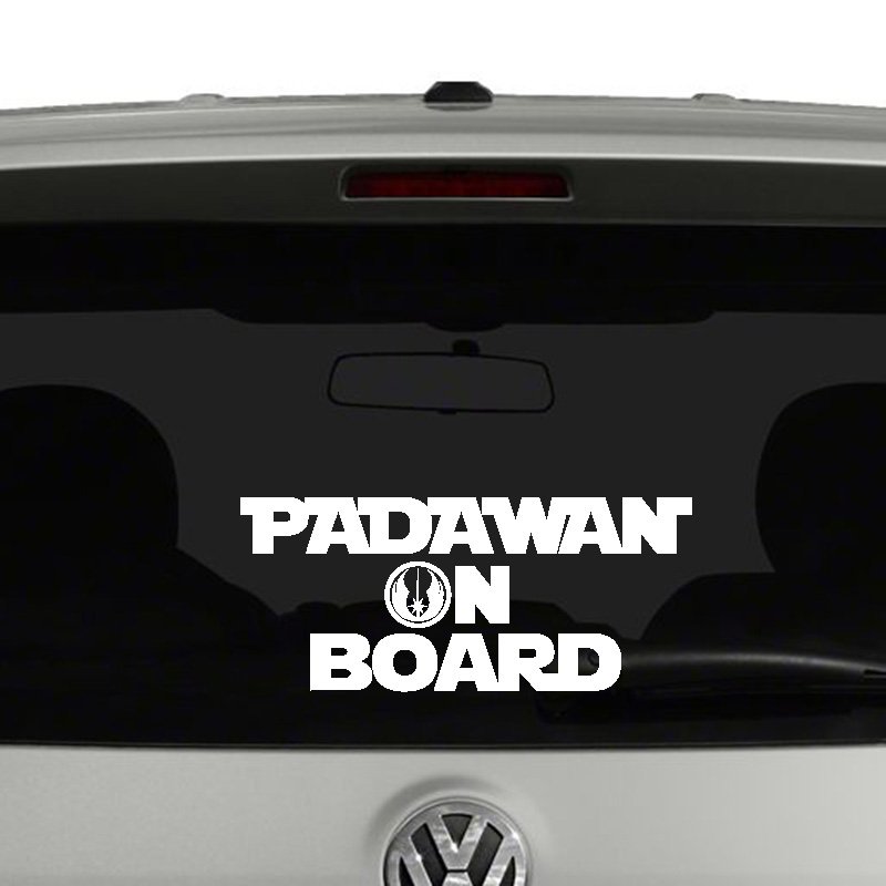 padawan on board vinyl decal