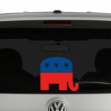 Republican Party Mascot Vinyl Decal